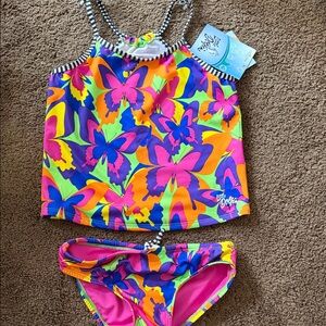 Colorful Butterfly Kids Swim Set